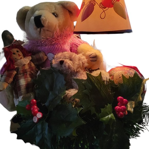 Christmas Mom Bear and Baby Bear night light - Picture 2 of 3